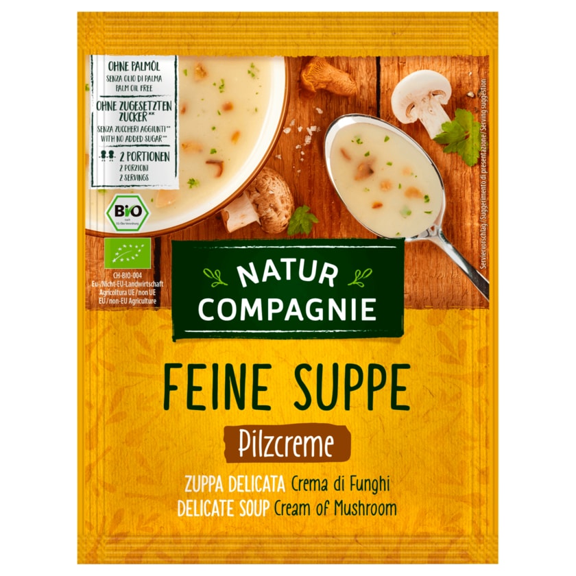 Natur Compagnie Bio Feine Suppe Pilzcreme 40g